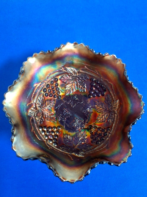 Skål vintage Carnival glas